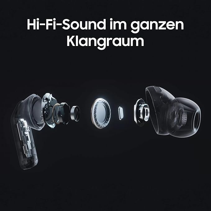 Samsung Galaxy Buds4 Pro, Bluetooth-Kopfhörer, Geräuschunterdrückung / Schwarz oder Weiß