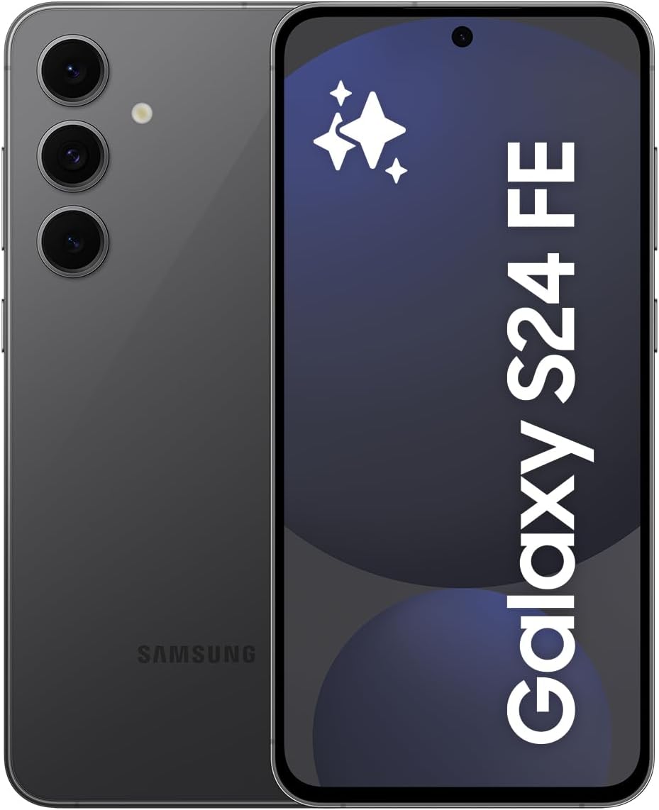 Samsung Galaxy S24 FE 128GB AI Smartphone ohne Vertrag, 8 GB RAM 50-MP-Kamera, Lange Akkulaufzeit, Graphite