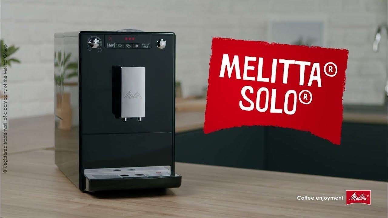 MELITTA Kaffeevollautomat "Solo E950-201, schwarz", schwarz, B:45,5cm H:30,3cm T:20cm, Kaffeevollautomaten, Perfekt für Café crème & Espresso, nur 20cm breit (88671559-0) schwarz
