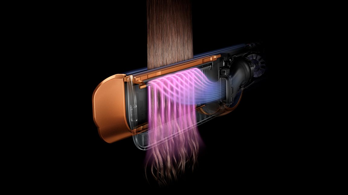 Dyson Airstrait™ Haarglätter Nachtblau/Kupfer *NEU / OVP / VERSIEGELT*