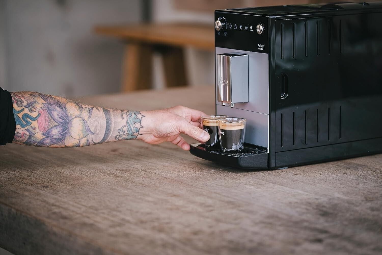 Melitta Purista F230-101 Kaffeevollautomat Kaffeemaschine Kaffee silber NEU-OVP✅