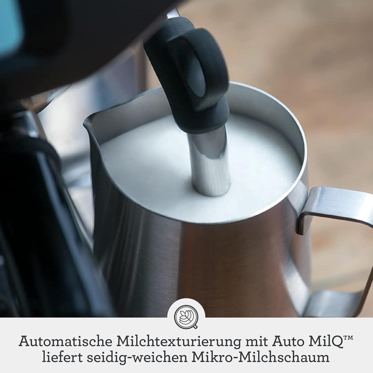Sage The Barista Touch Automatische Kaffeemaschine Milchaufschäumer SES880BSS4EEU1