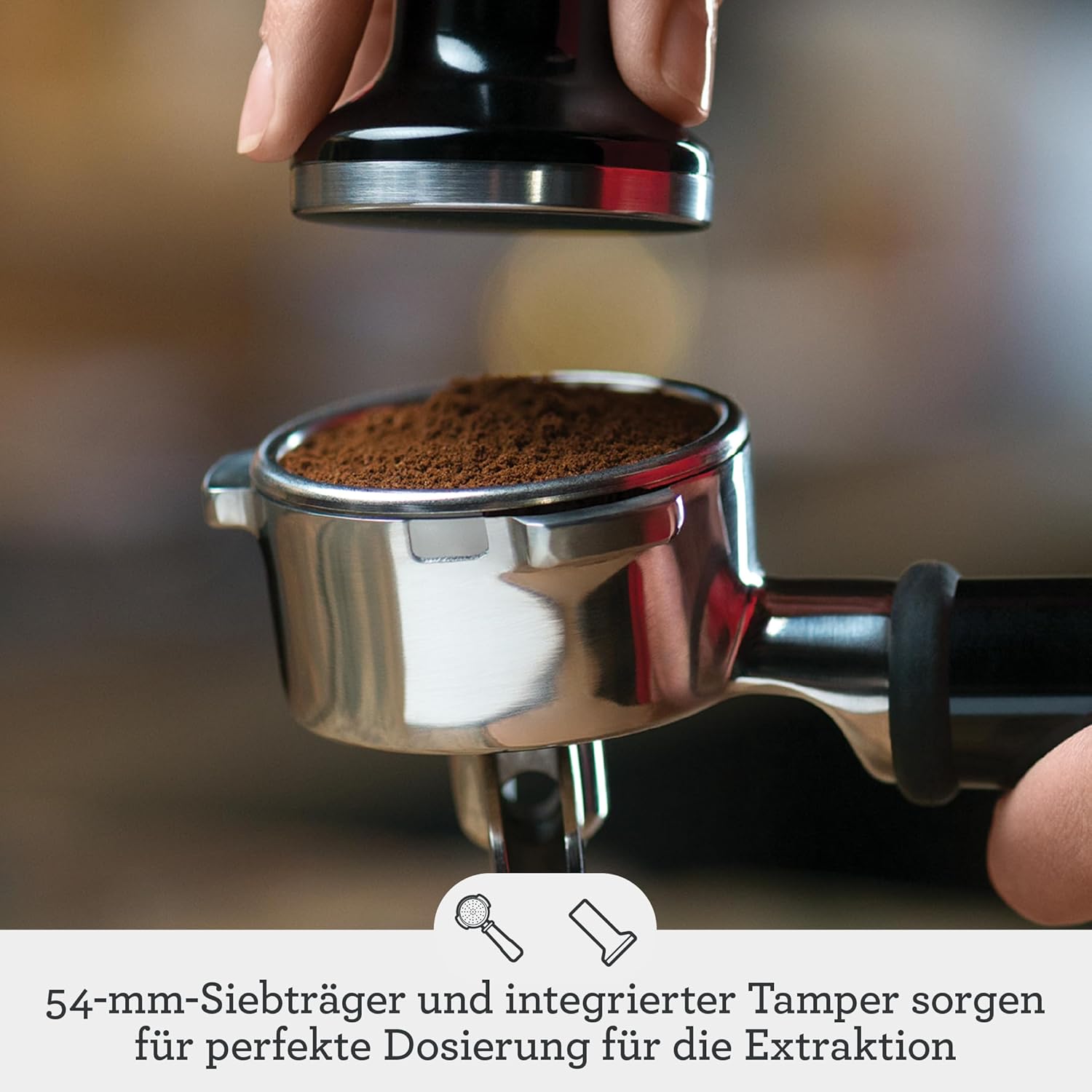 Sage The Barista Touch Automatische Kaffeemaschine Milchaufschäumer SES880BSS4EEU1