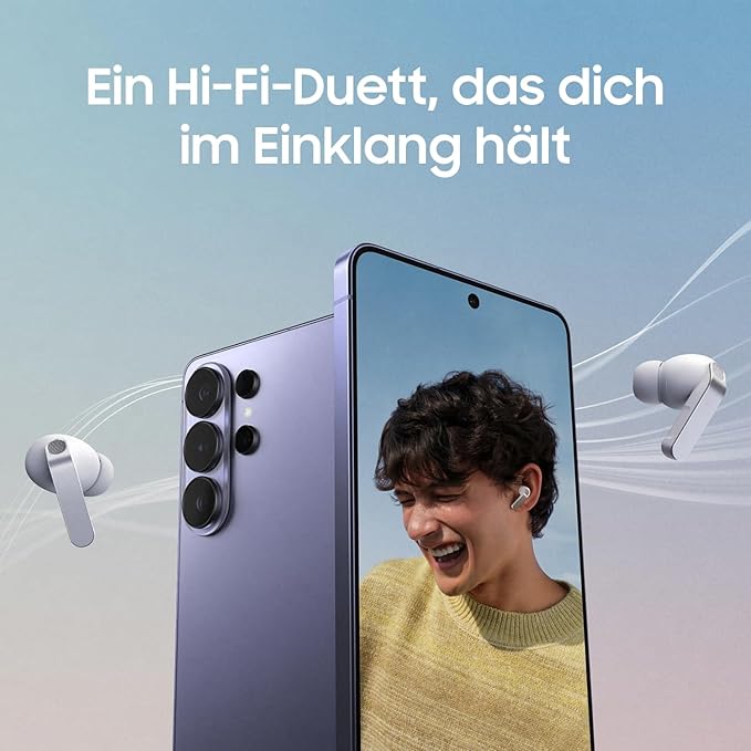 Samsung Galaxy Buds4 Pro, Bluetooth-Kopfhörer, Geräuschunterdrückung / Schwarz oder Weiß