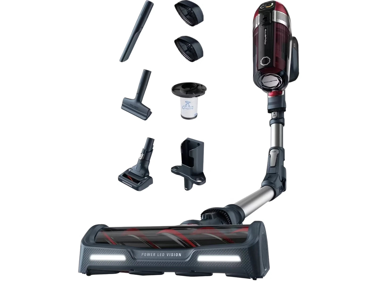 ROWENTA X-Force Flex 9.60 Allergy Akku-Stiestaublsauger - Schwarz/Lila (RH2039)