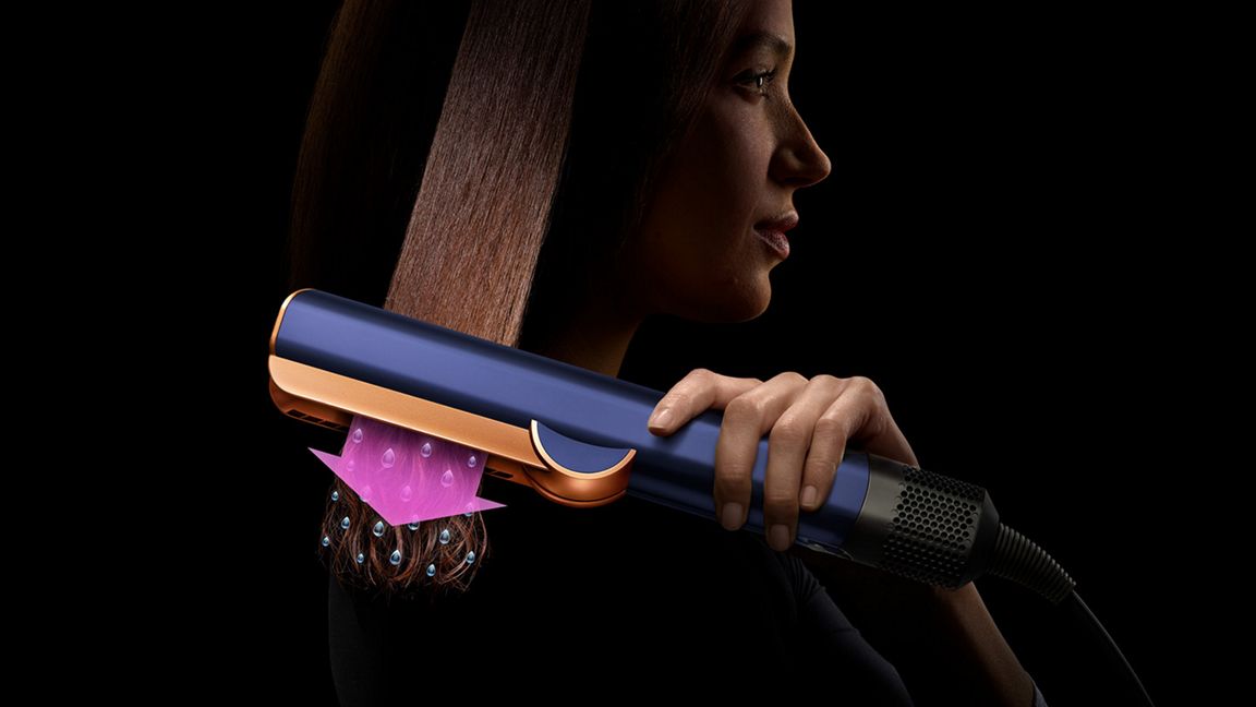 Dyson Airstrait™ Haarglätter Nachtblau/Kupfer *NEU / OVP / VERSIEGELT*