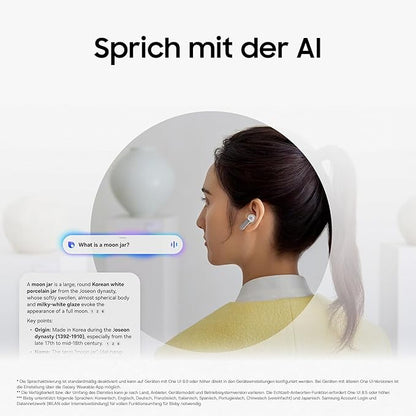Samsung Galaxy Buds4 Pro, Bluetooth-Kopfhörer, Geräuschunterdrückung / Schwarz oder Weiß