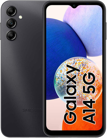 Samsung A145R/DSN LTE/4G Galaxy A14, Dual, 64GB 4GB RAM, Light Green / Lila-Silber