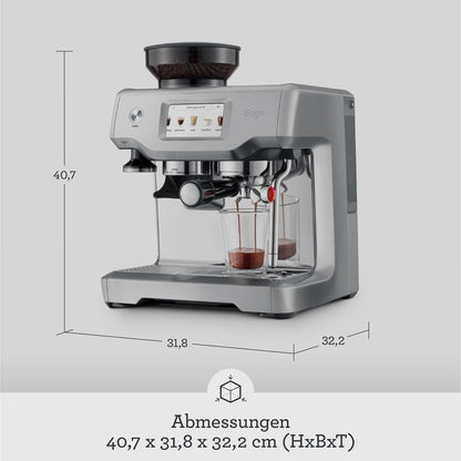 Sage The Barista Touch Automatische Kaffeemaschine Milchaufschäumer SES880BSS4EEU1
