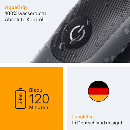 Braun Multigroom All-in-One Series 5, 9-in-1 Trimmer-Set 5, AIO5545, Grau | Barttrimmer, Haarschneider, Haarschneidemaschine für Gesicht, Kopf Und Körper, 14 Längen, 120 Min. Akku, Wasserdicht