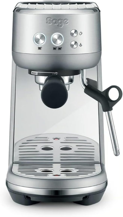 Sage The Bambino Siebträgermaschine Espressomaschine SES450 Edelstahl / Silber (SES450BSS4EEU1)