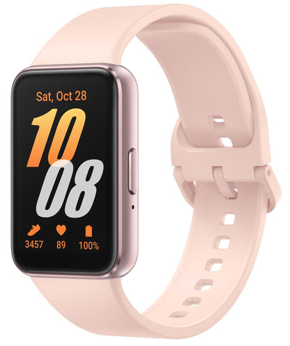 Samsung Galaxy Fit3 Aktivitätsmesser mit Riemen Anzeige 4 cm 1.6" 256 MB Bluetooth 36.8g NUR FÜR ANDROID -  GRAU / ROSA / SILBER