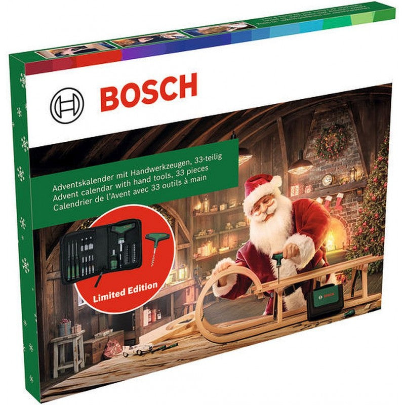 Bosch Home and Garden Handwerkzeug Adventskalender 2024 (33-tlg.)