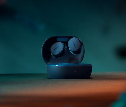 Bose QuietComfort Kabellose Noise-Cancelling-Earbuds,bis zu 8,5 Stunden Akkulaufzeit, Blau - Black Twilight Blue