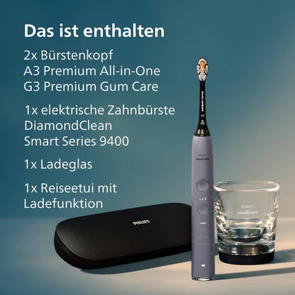 Philips Sonicare DiamondClean Smart 9400 elektrische Zahnbürste HX9917/90 NEU