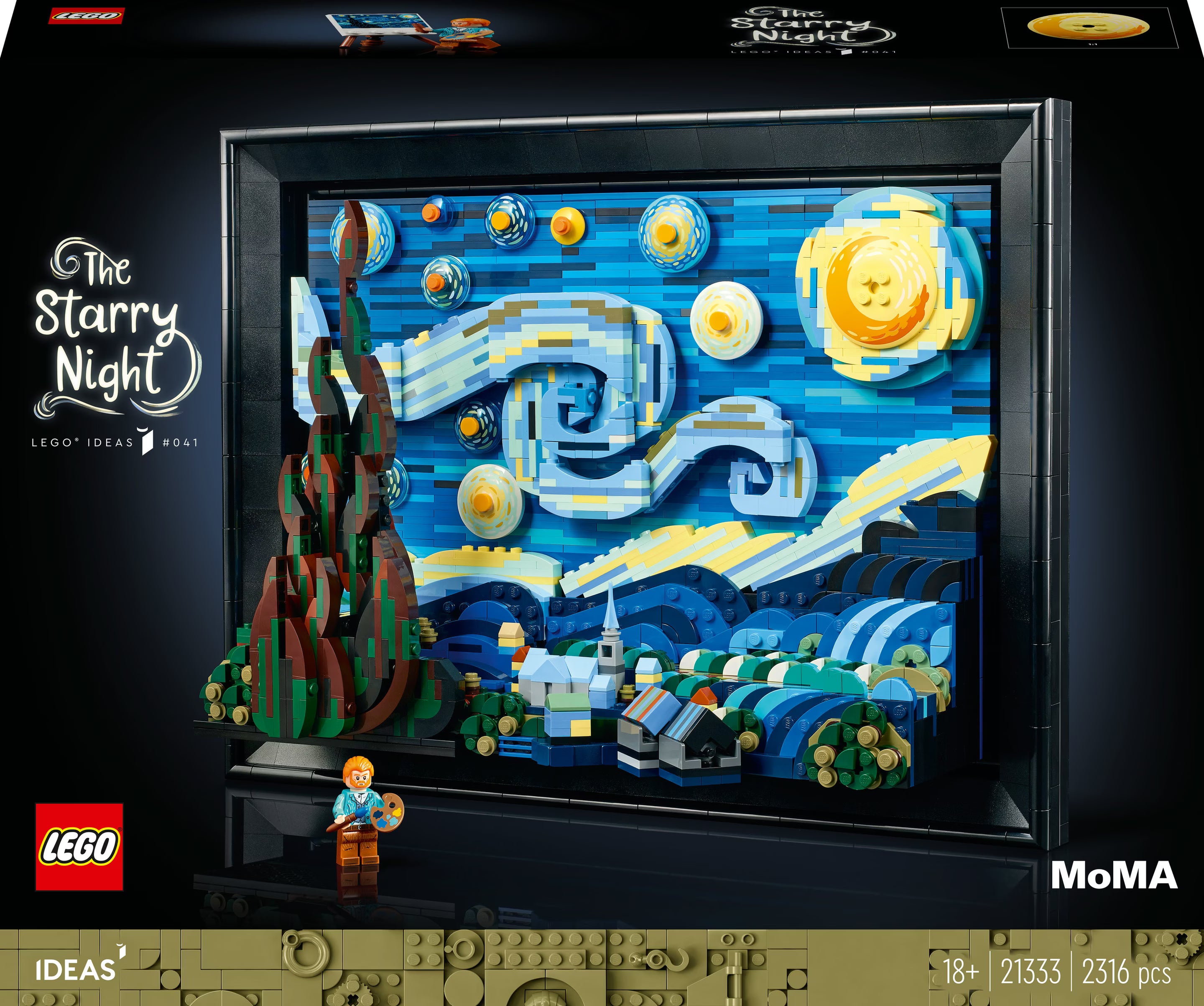 LEGO Vincent van Gogh – Sternennacht 21333, LEGO Icons, LEGO Seltene Sets