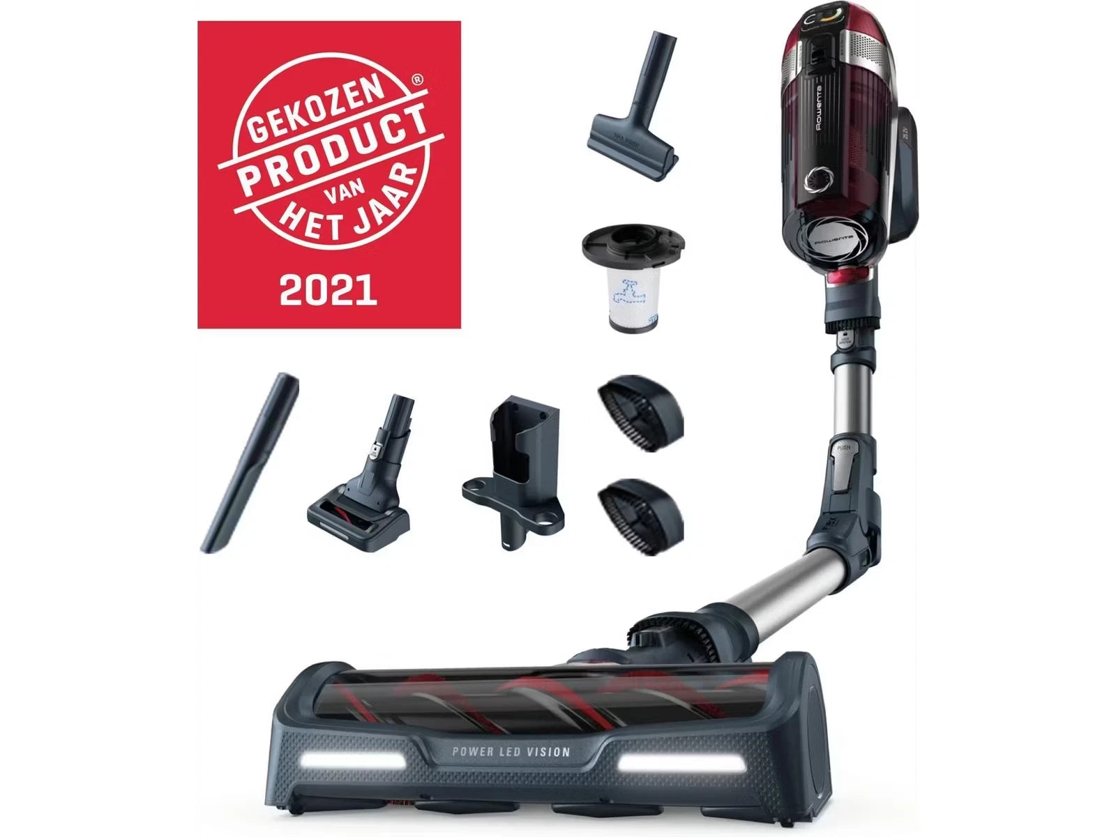 ROWENTA X-Force Flex 9.60 Allergy Akku-Stiestaublsauger - Schwarz/Lila (RH2039)